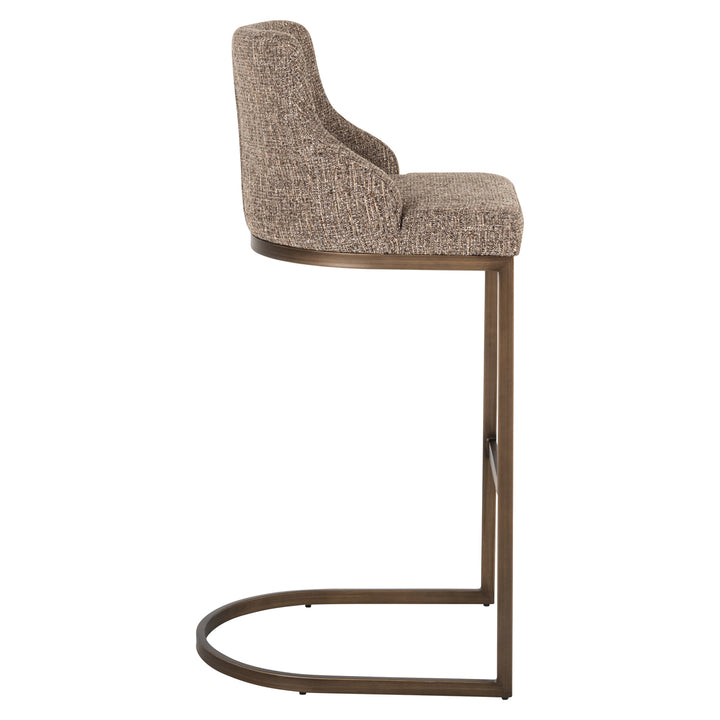 Richmond Barstoel Bolton Brown Tweed (Set van 2)