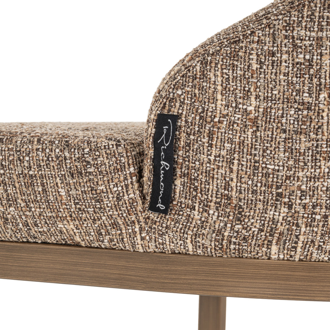 Richmond Barstoel Bolton Brown Tweed (Set van 2)