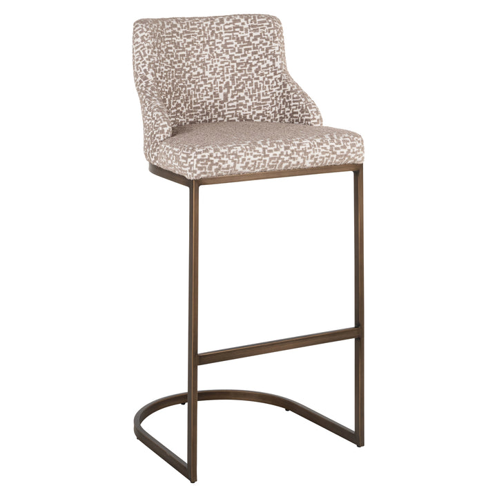 Richmond Barstoel Bolton Naturel Geo (Set van 2)