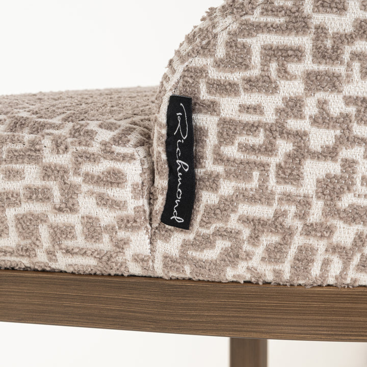 Richmond Barstoel Bolton Naturel Geo (Set van 2)