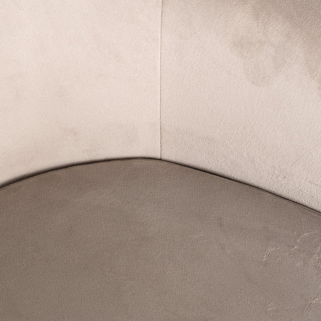 Eetkamerstoel Fay khaki velvet fire retardant