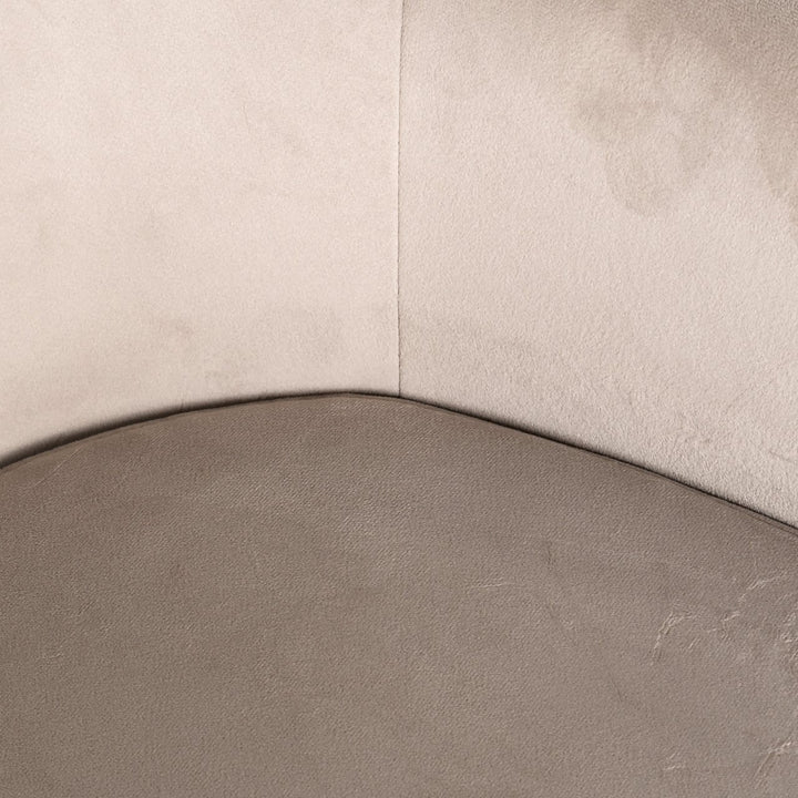 Eetkamerstoel Fay khaki velvet fire retardant