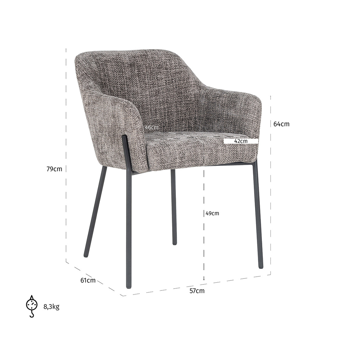 Richmond Interiors Esszimmerstuhl Fay – Wood Renegade