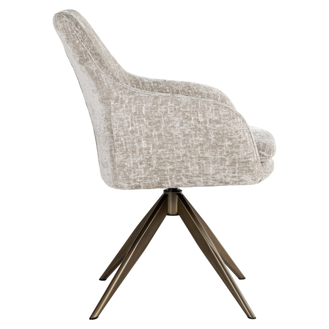 Eetkamerstoel Lisonne pearl island swivel