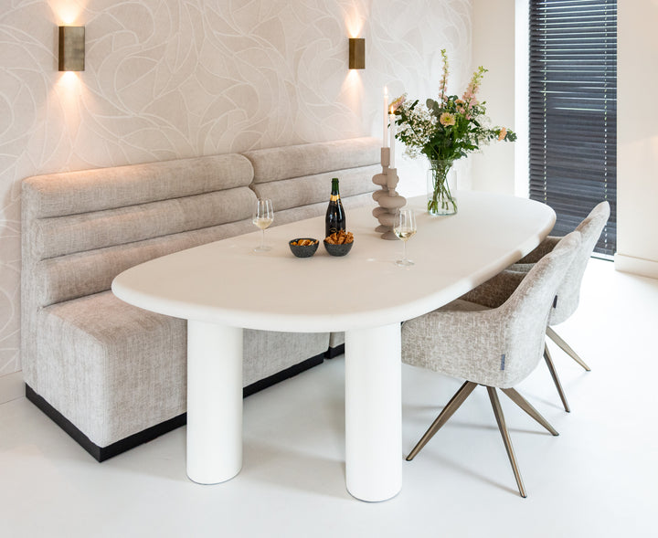 Dining table Bloomstone white 235
