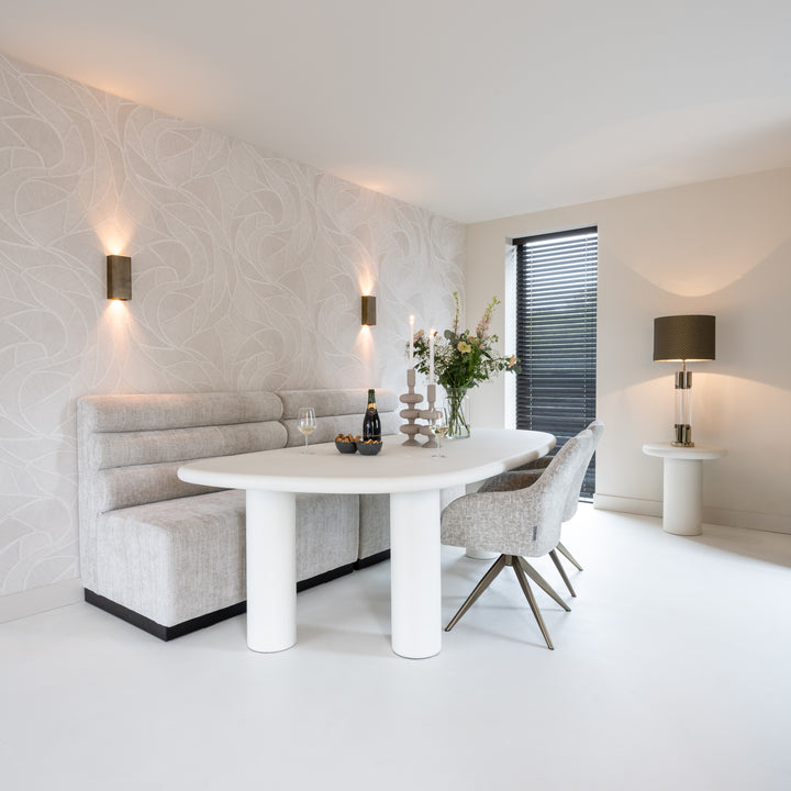 Bloomstone weißer Beistelltisch