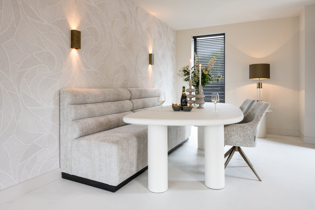 Bloomstone weißer Beistelltisch