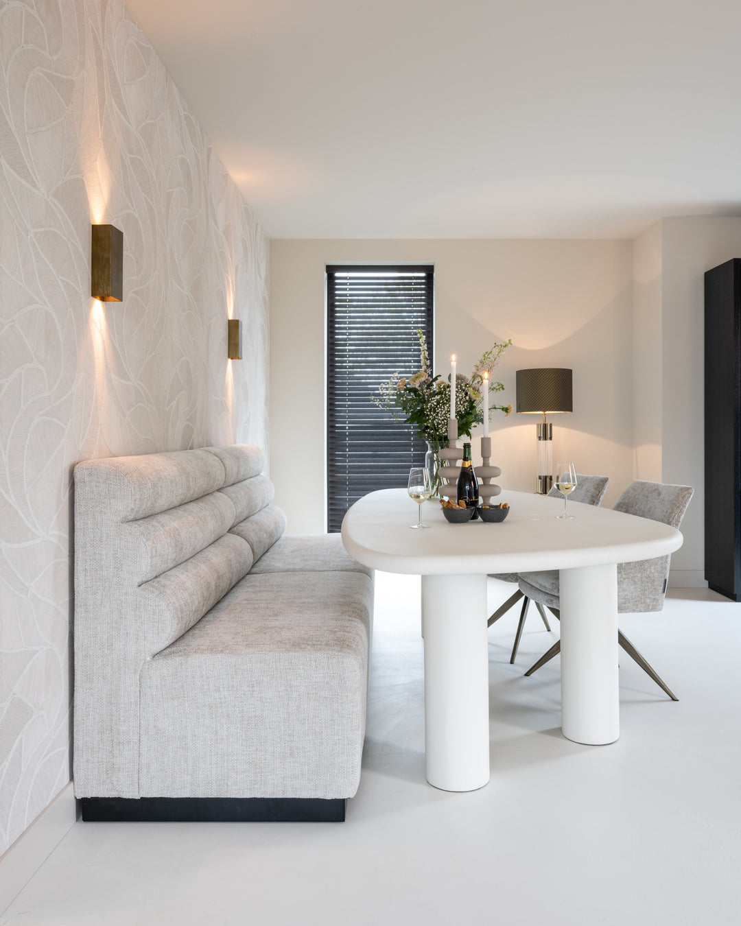 Dining table Bloomstone white 235