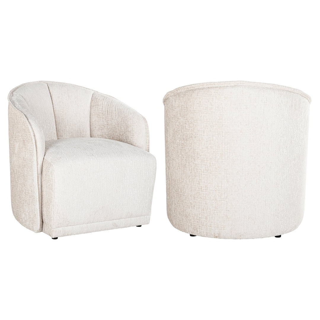 Lounge chair Maryse cream fusion