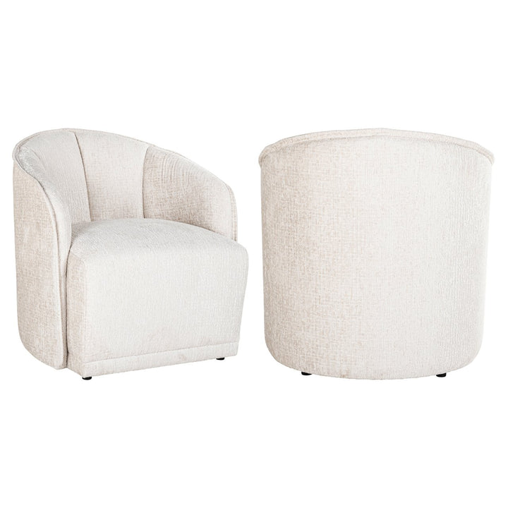 Lounge chair Maryse cream fusion