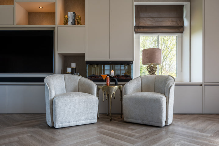 Bijzettafel Carly brushed gold