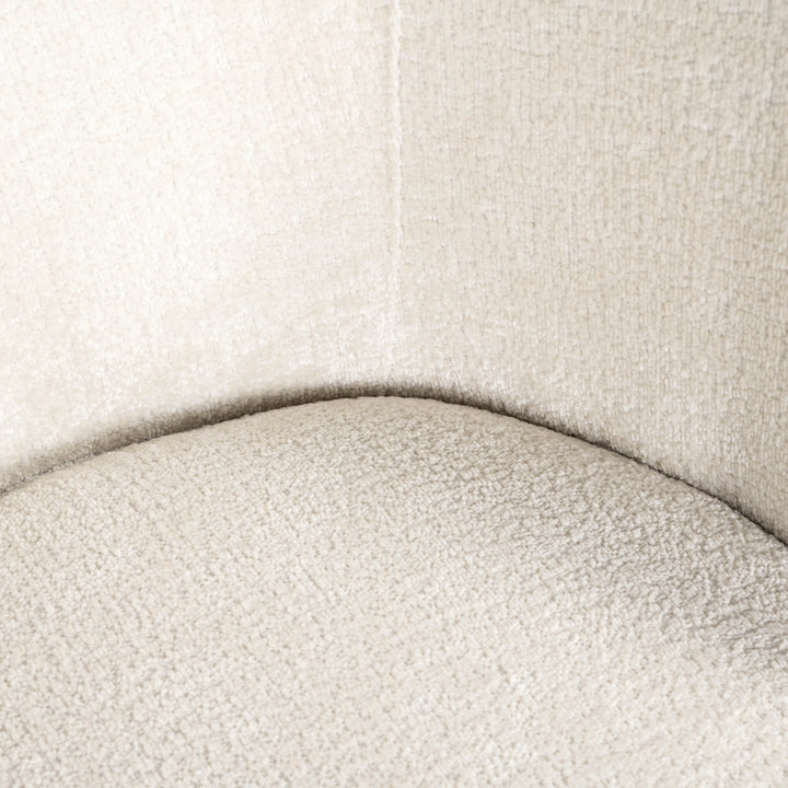 Richmond Eetkamerstoel Amphara White Chenille - detail | CéJor Wonen