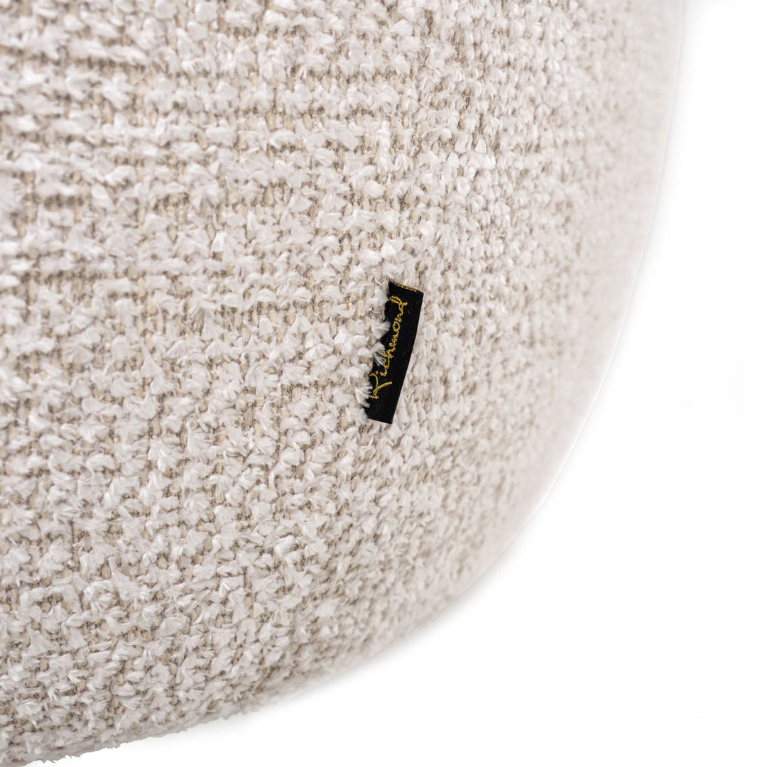 Lounge chair Estelle lovely cream swivel
