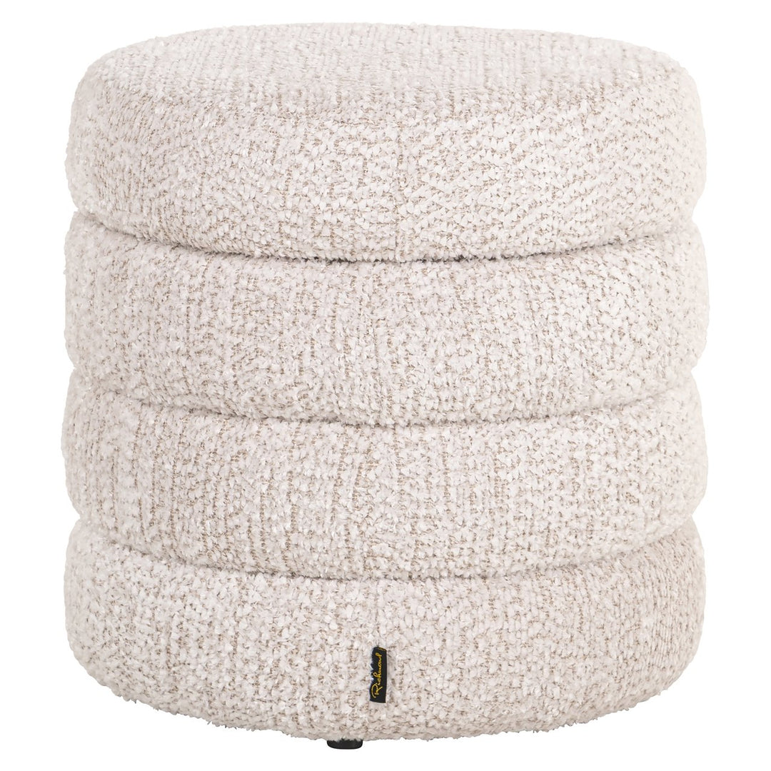Pouf &amp; Footstool Adele lovely cream