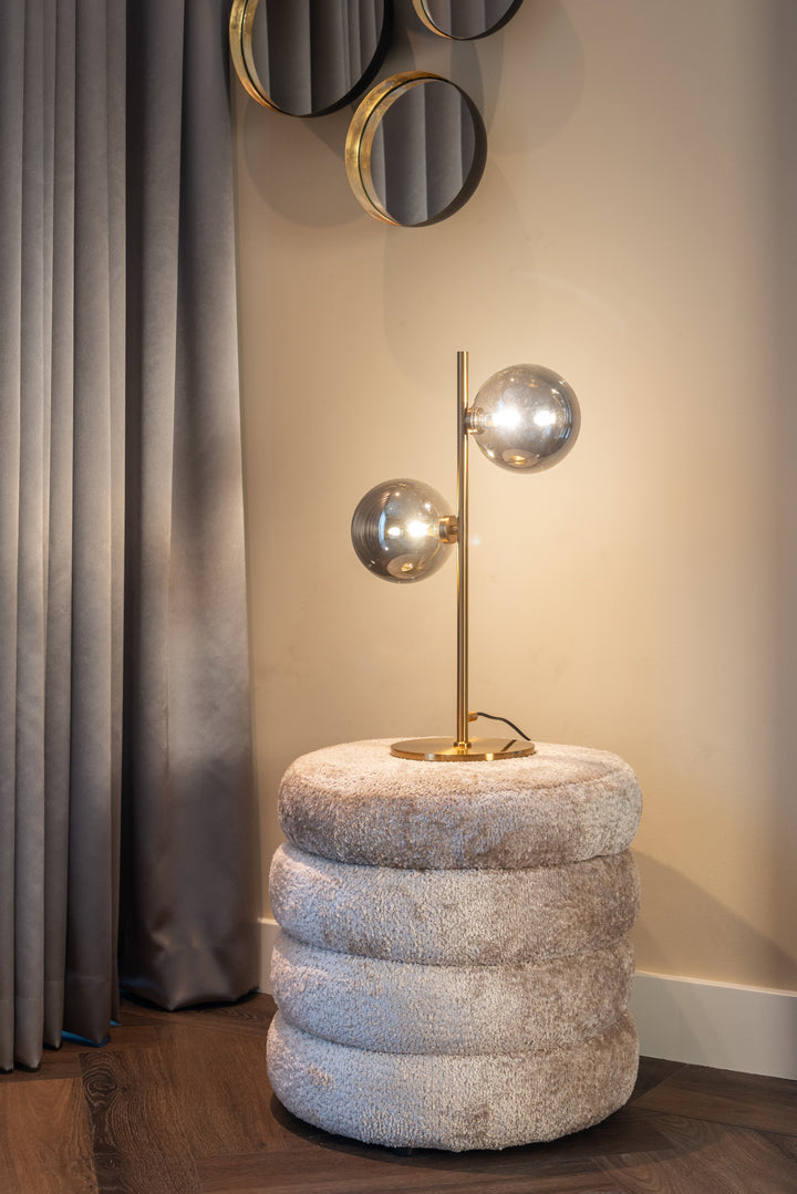 Poef & Voetenbank Adele sheep natural