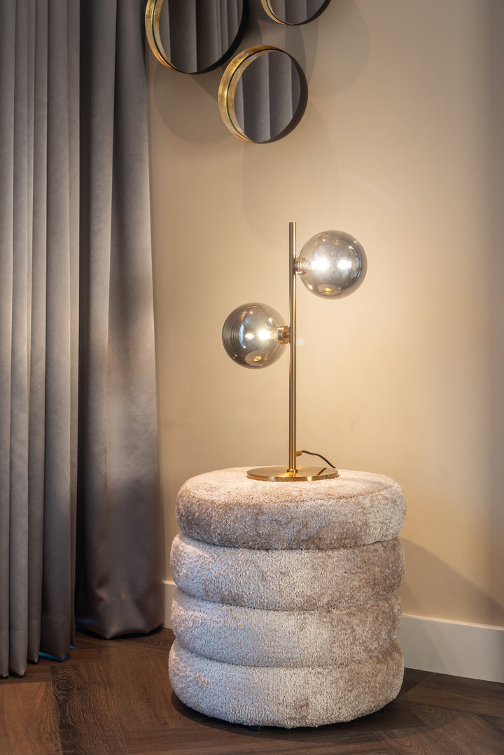 Poef & Voetenbank Adele sheep natural