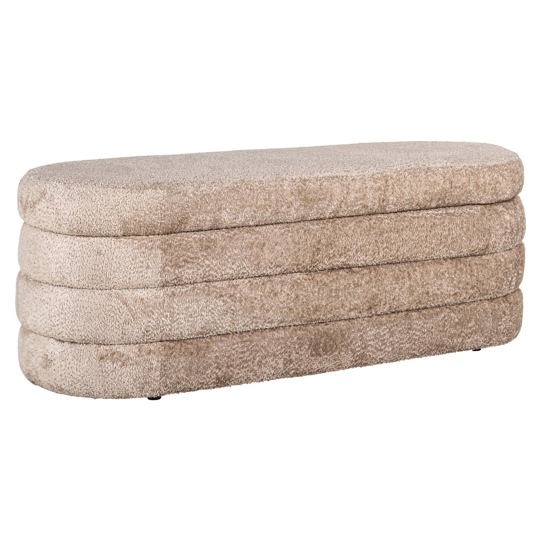 Pouf &amp; Footstool Camille sheep natural