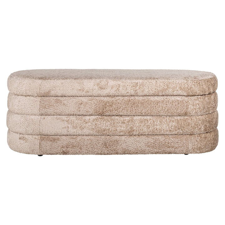 Pouf &amp; Footstool Camille sheep natural