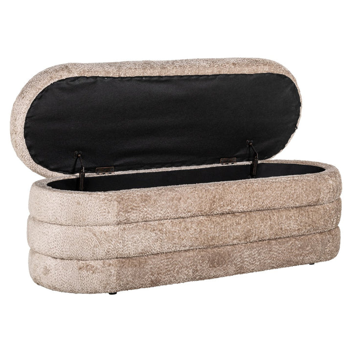 Pouf &amp; Footstool Camille sheep natural