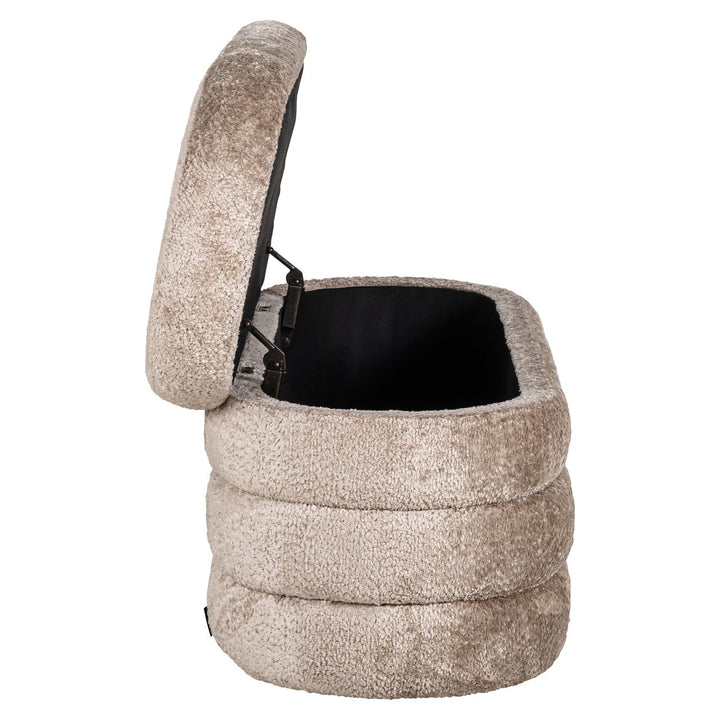 Pouf &amp; Footstool Camille sheep natural