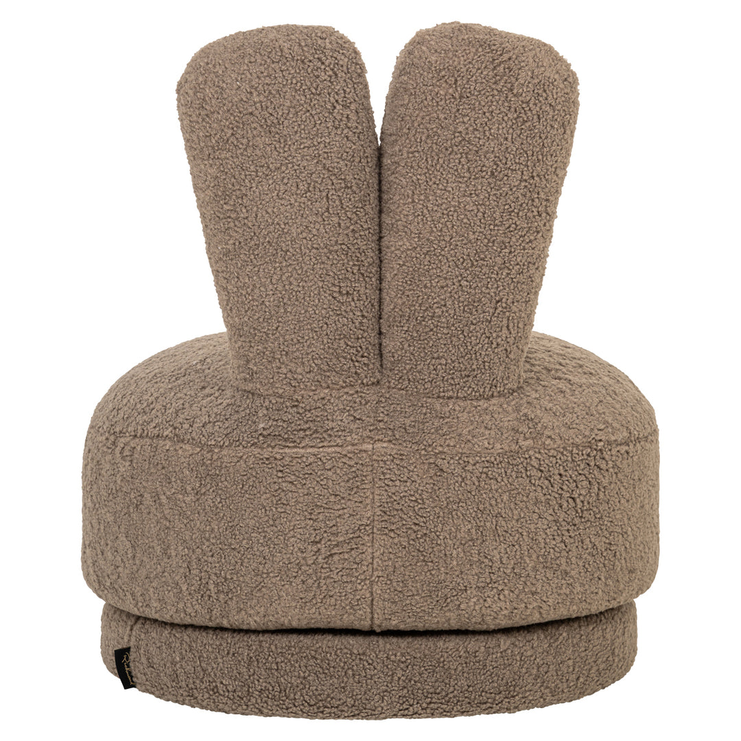 Lounge chair Bunny taupe swivel kids
