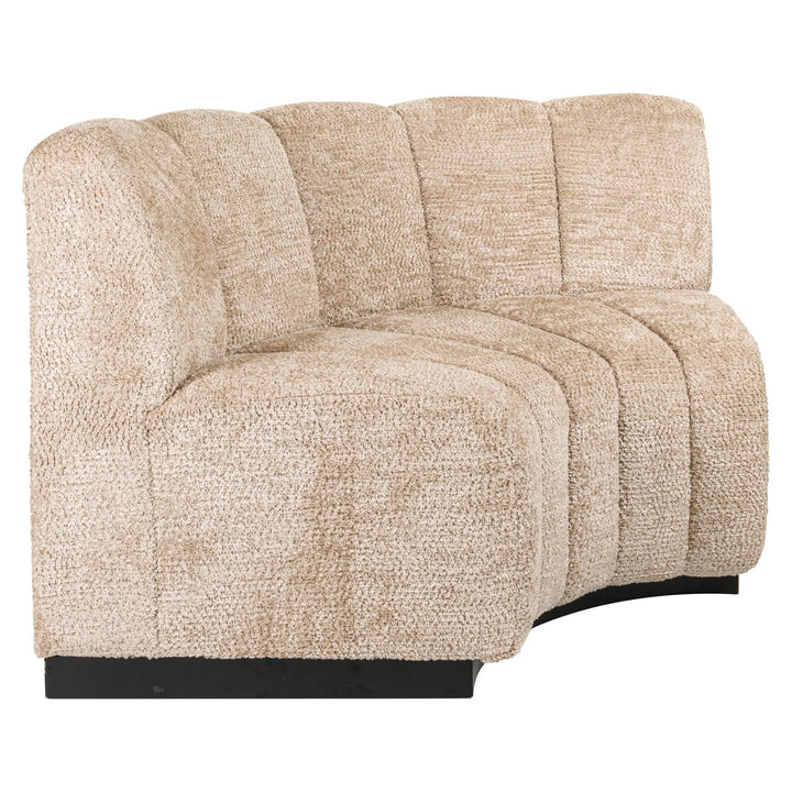 Eetkamer bank Hillpark lovely beige round corner