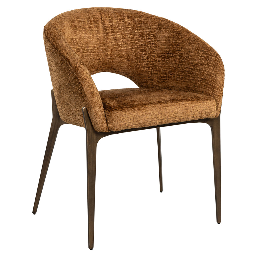 Richmond Eetkamerstoel Kenzi Cognac Fusion - productweergave | CéJor Wonen