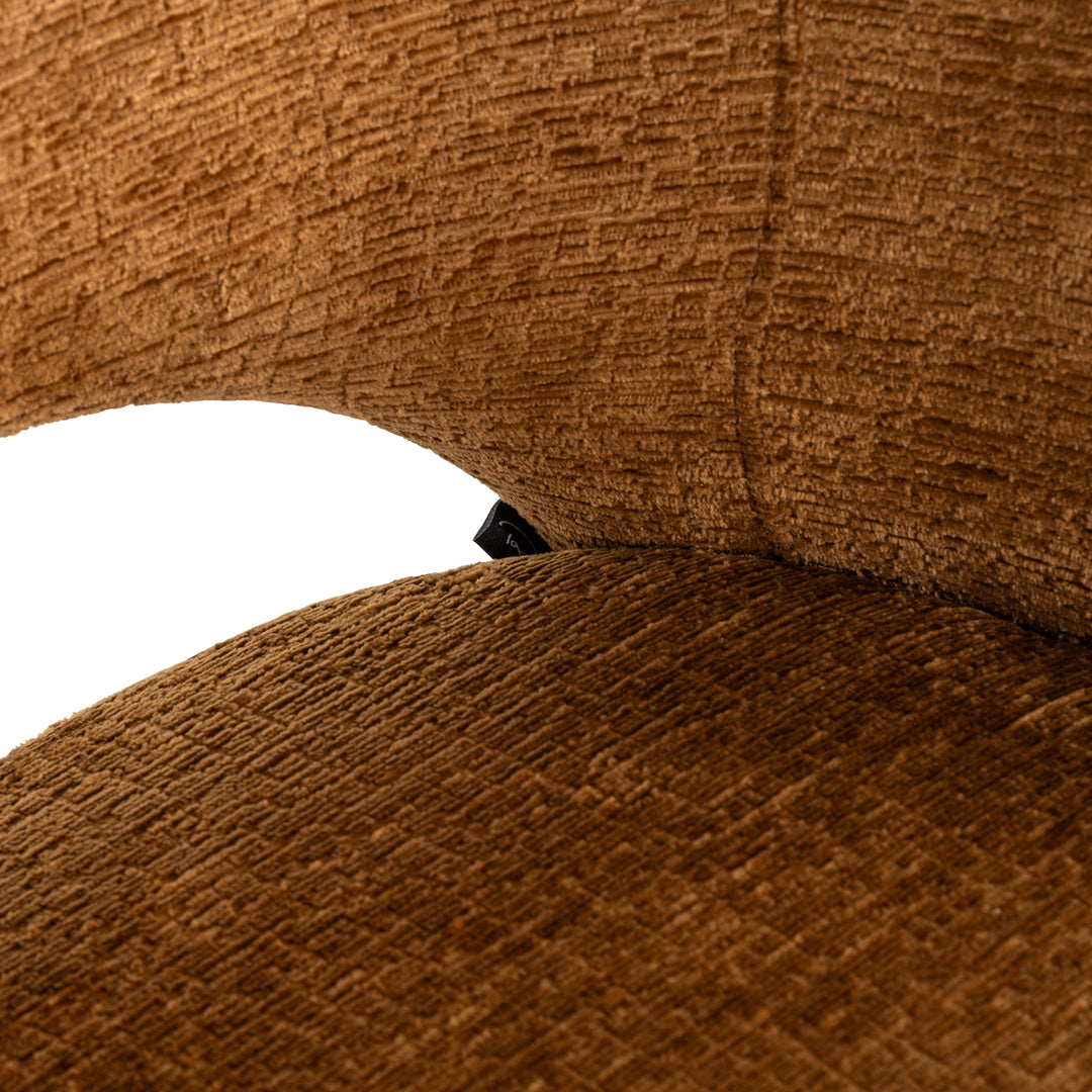 Richmond Eetkamerstoel Kenzi Cognac Fusion - detail | CéJor Wonen