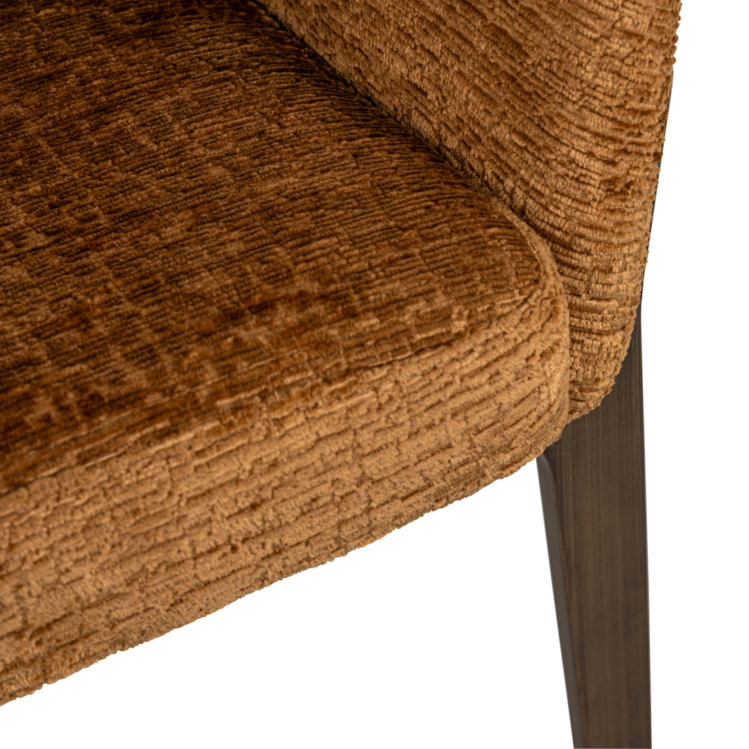 Richmond Eetkamerstoel Kenzi Cognac Fusion - detail | CéJor Wonen