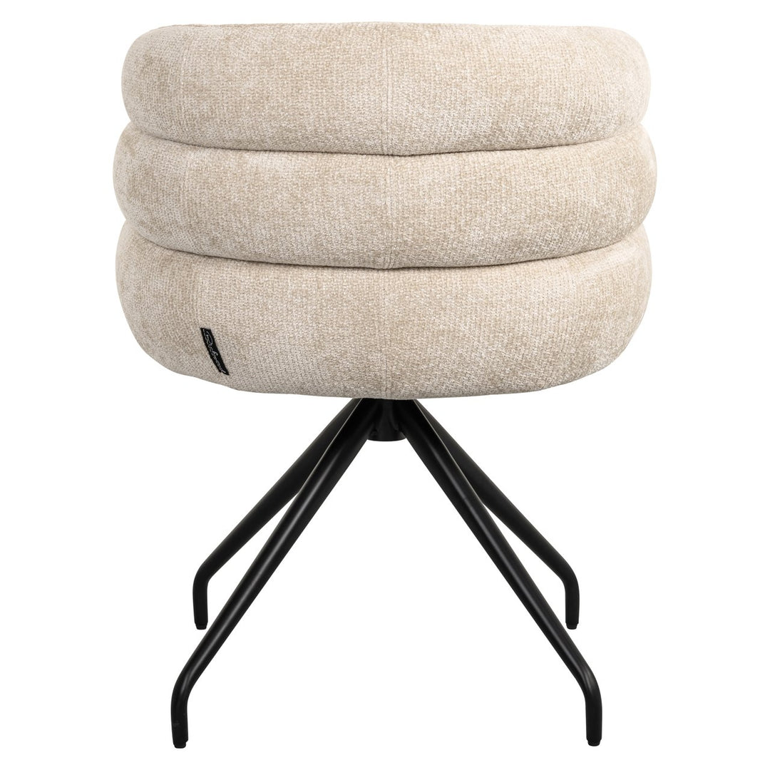 Dining room chair Kayla cream unicorn swivel