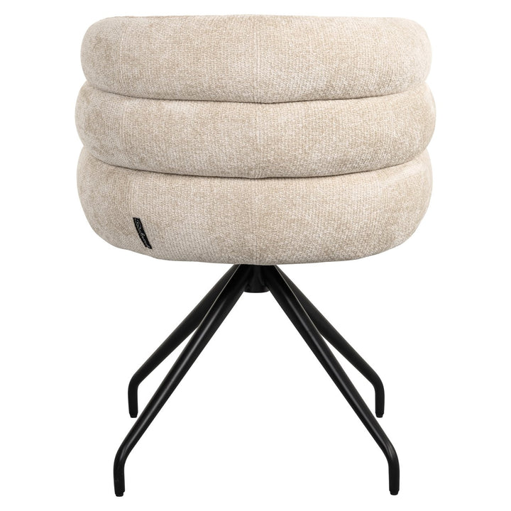 Dining room chair Kayla cream unicorn swivel