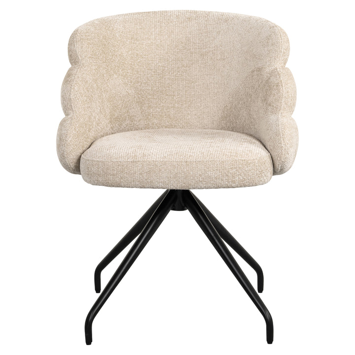 Richmond Eetkamerstoel Kayla Crème Unicorn Swivel