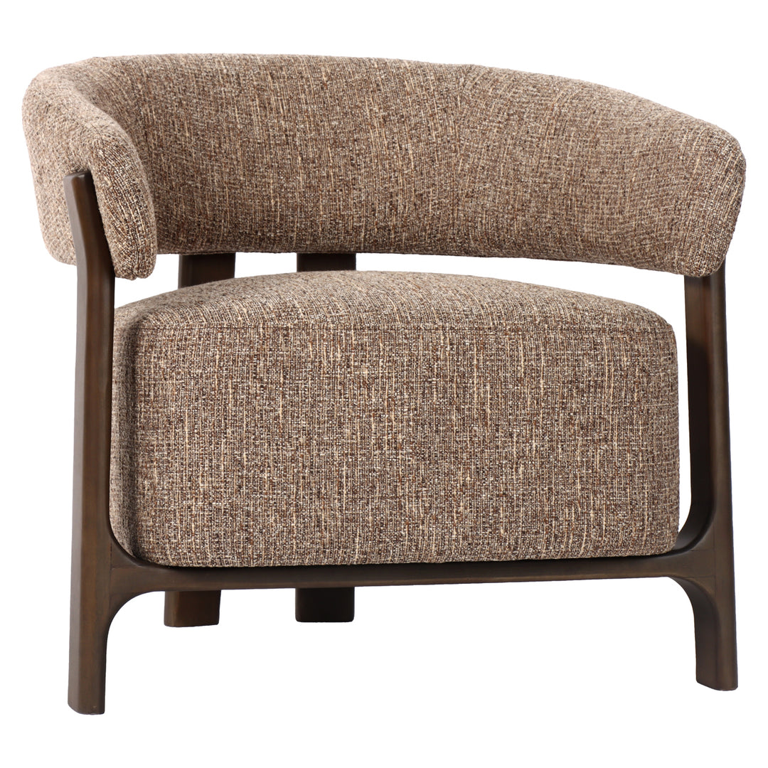 Richmond Loungestoel Dalara Brown Tweed