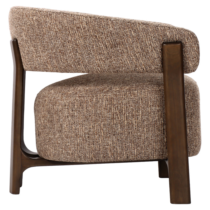 Richmond Loungestoel Dalara Brown Tweed