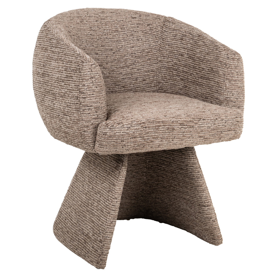 Richmond Eetkamerstoel Quiriro Mocca Lineair Swivel