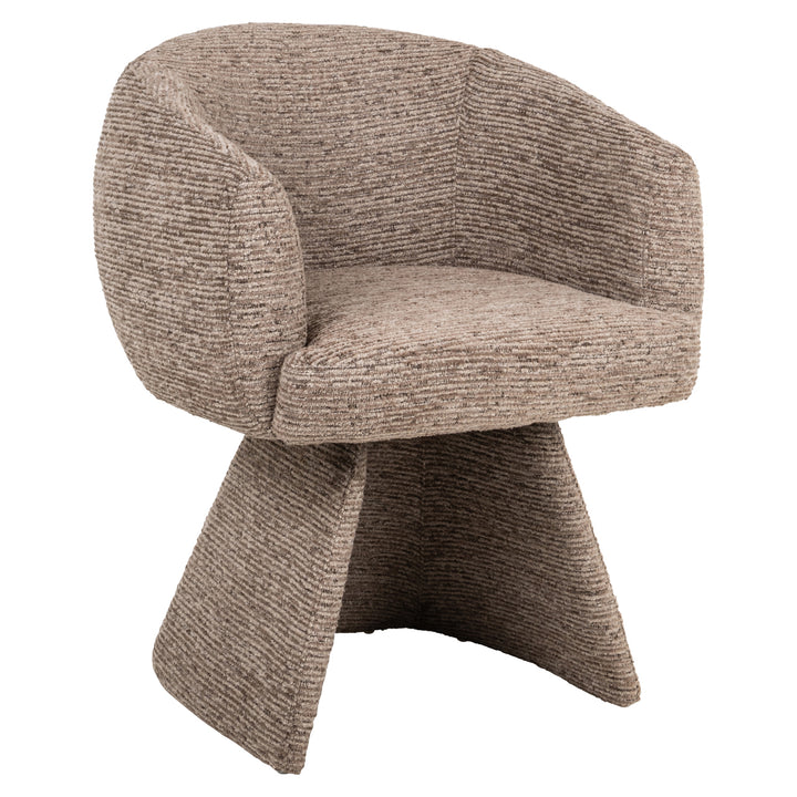 Richmond Eetkamerstoel Quiriro Mocca Lineair Swivel