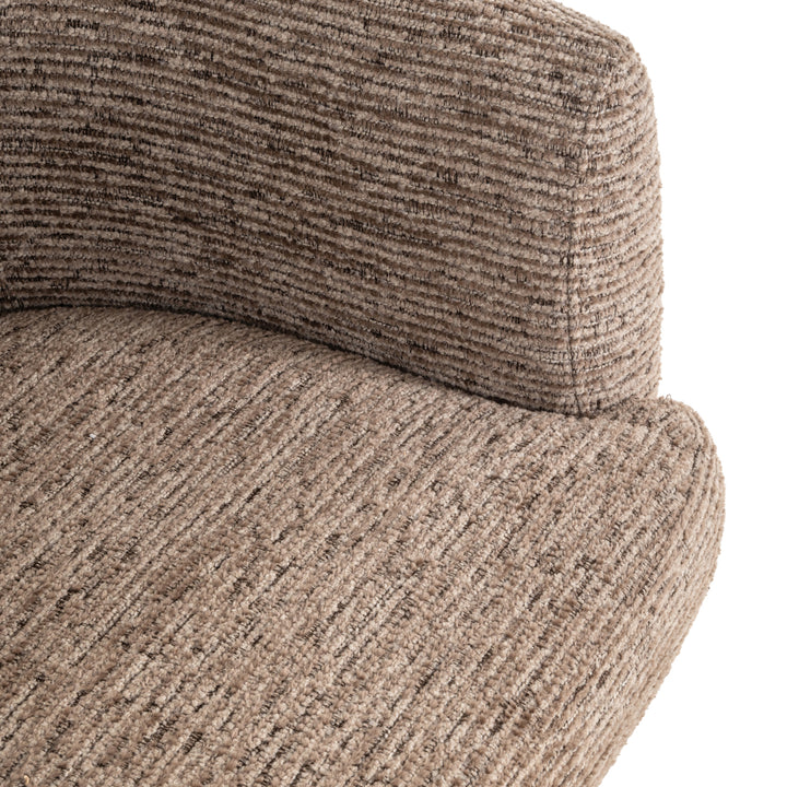 Richmond Eetkamerstoel Quiriro Mocca Lineair Swivel
