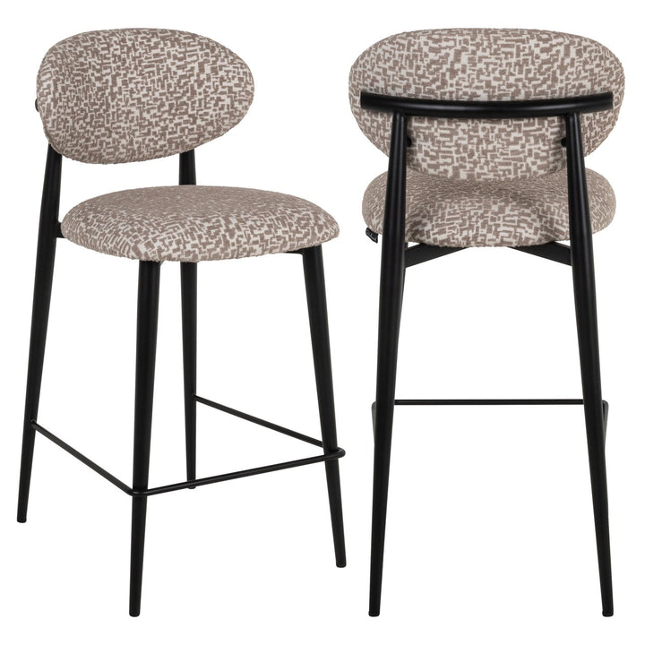 Counter chair Dantes natural geo fire retardant