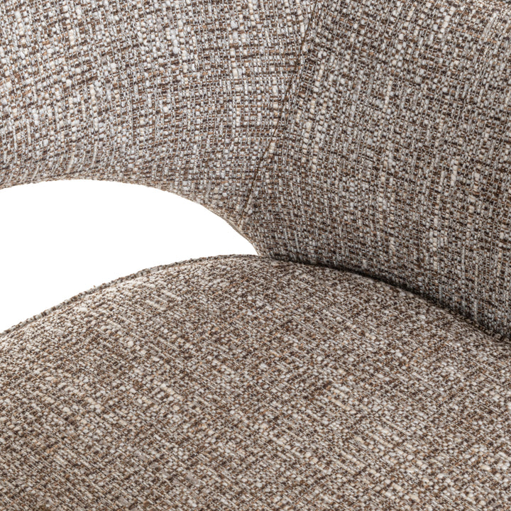 Richmond Eetkamerstoel Ginerva Earth Tweed Swivel