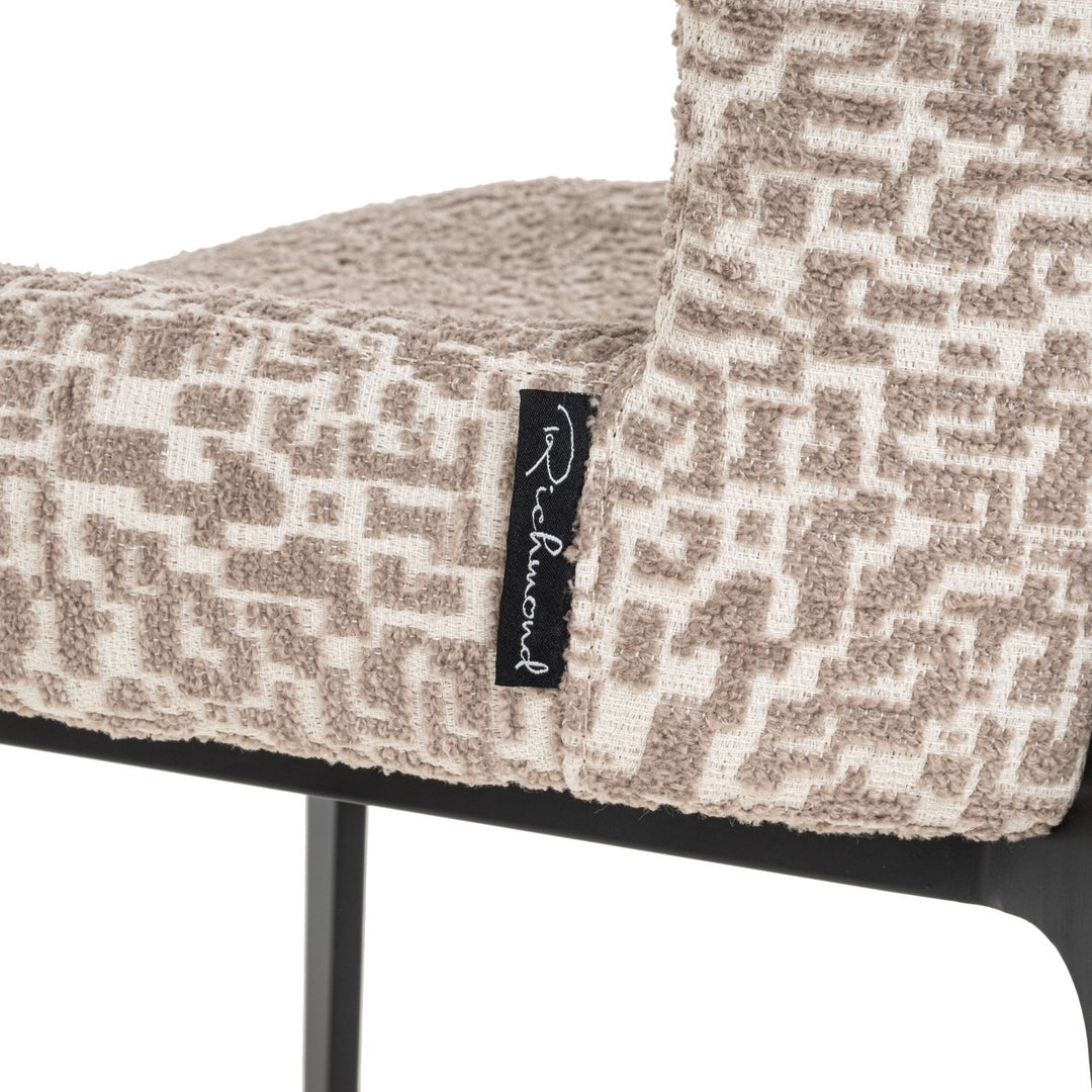 Sergio natural geo dining chair