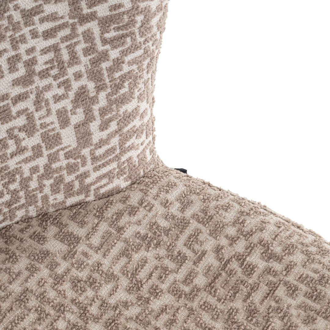Sergio natural geo dining chair