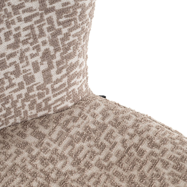 Sergio natural geo dining chair