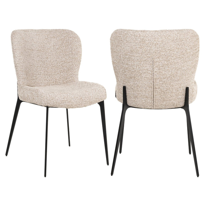 Sergio natural linear dining chair