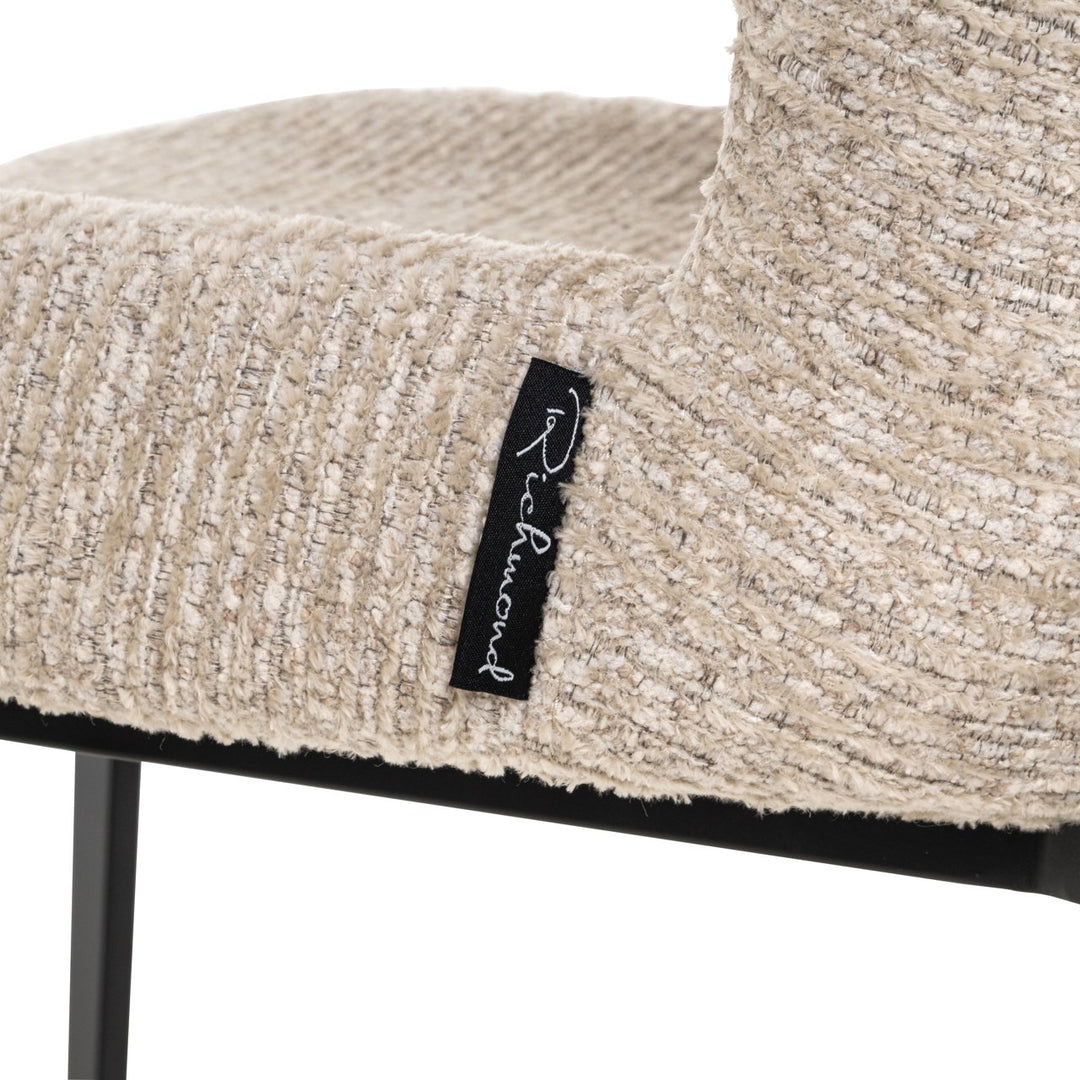 Sergio natural linear dining chair