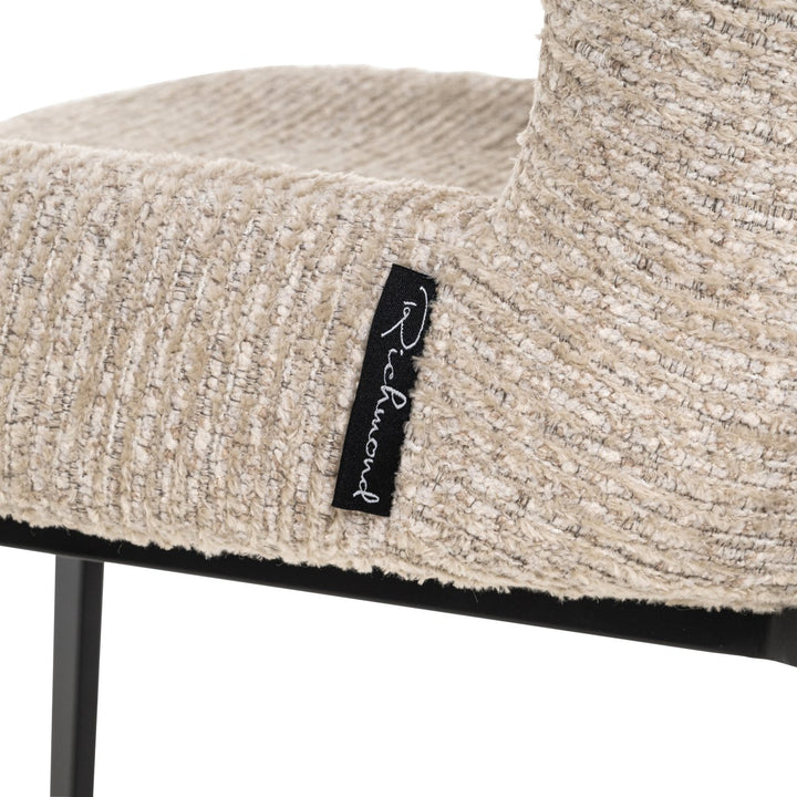 Sergio natural linear dining chair