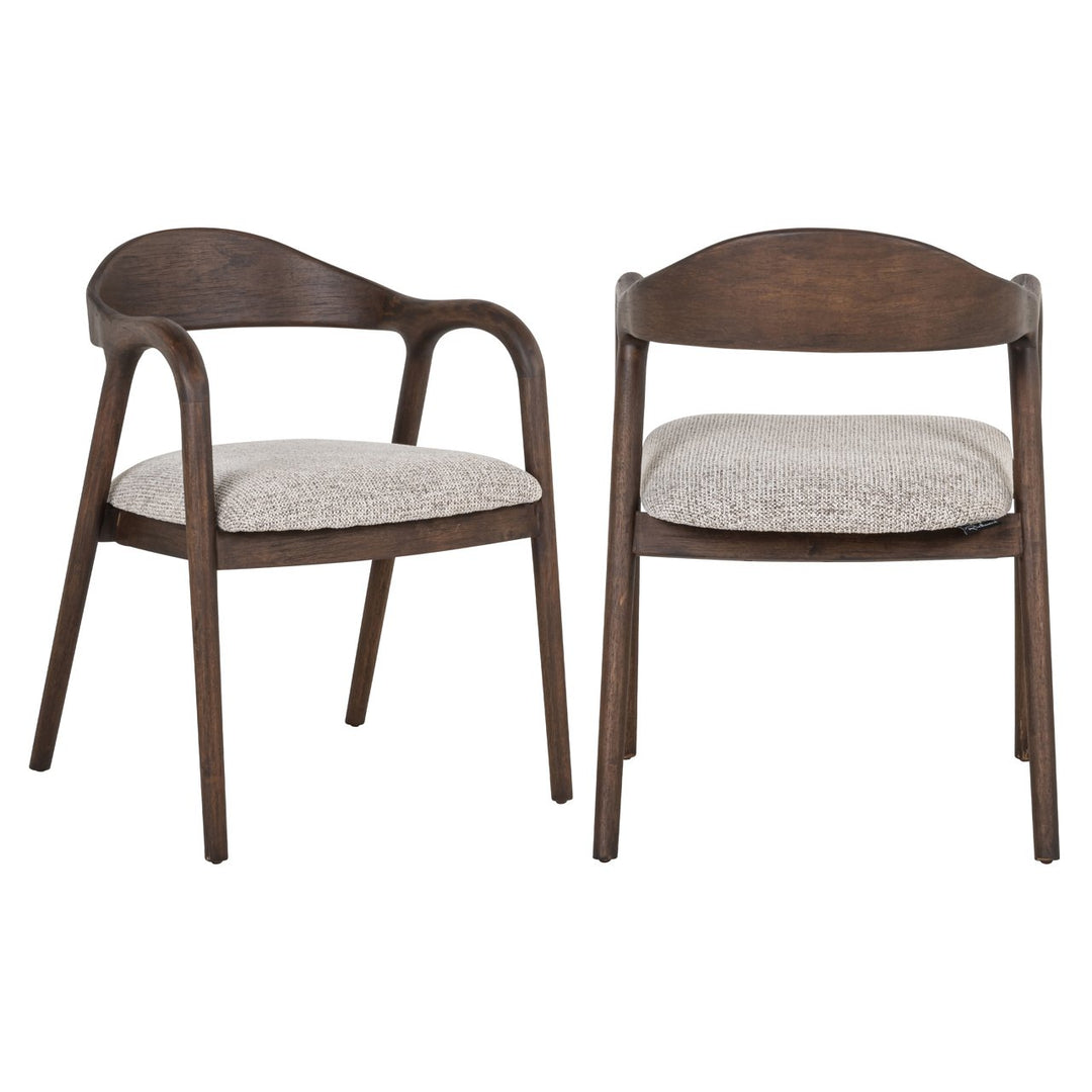 Dining room chair Mihara mocca fancy