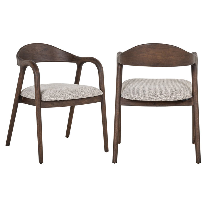 Dining room chair Mihara mocca fancy