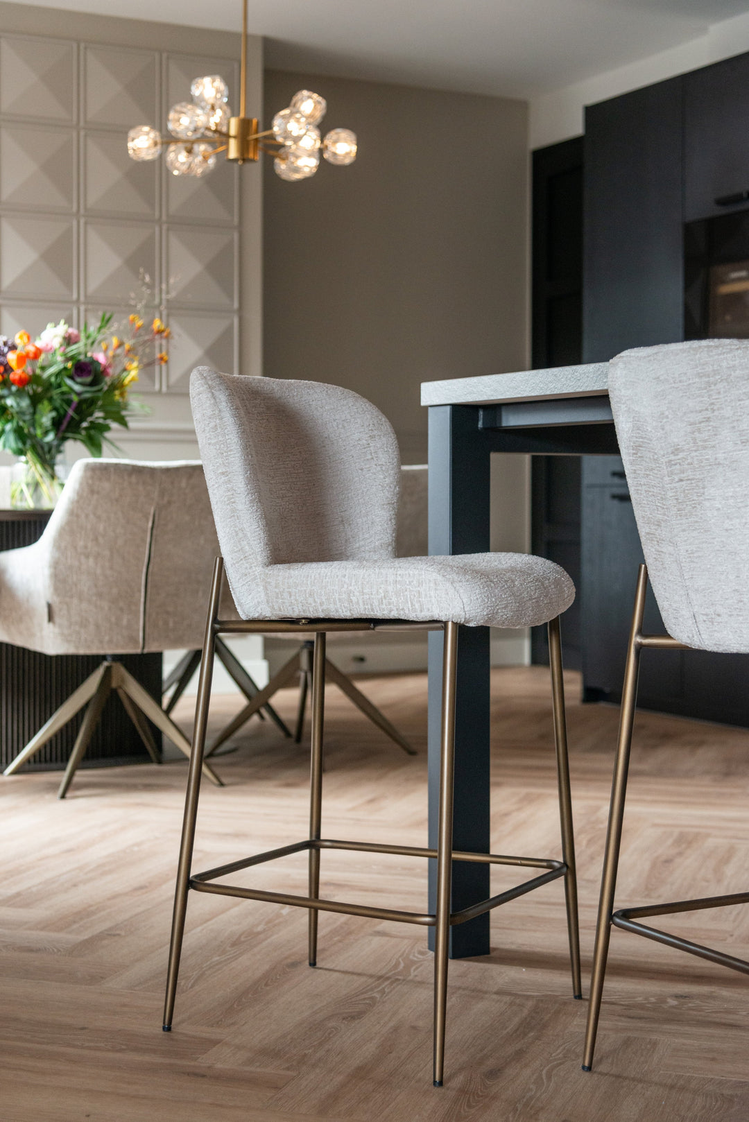 Counter chair Darby cream fusion