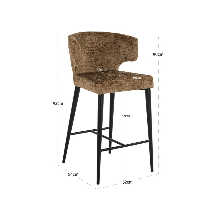 Thekenstuhl Taylor Brandy Fusion feuerhemmend