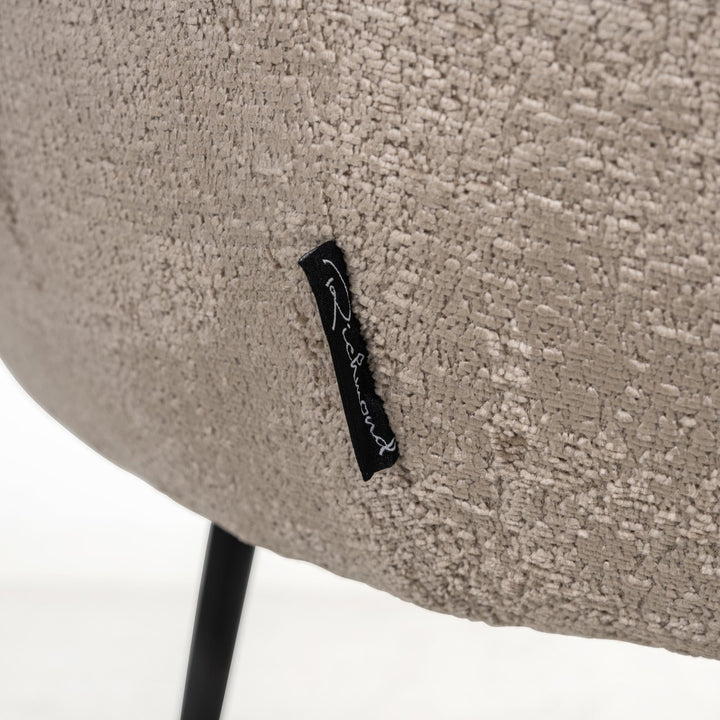 Dining room chair Ruby taupe chenille
